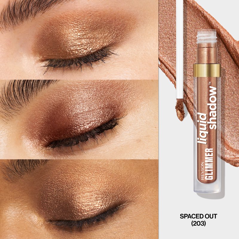 Shimmer Liquid Eyeshadow, Long-Lasting Crease-Resistant Eye Makeup