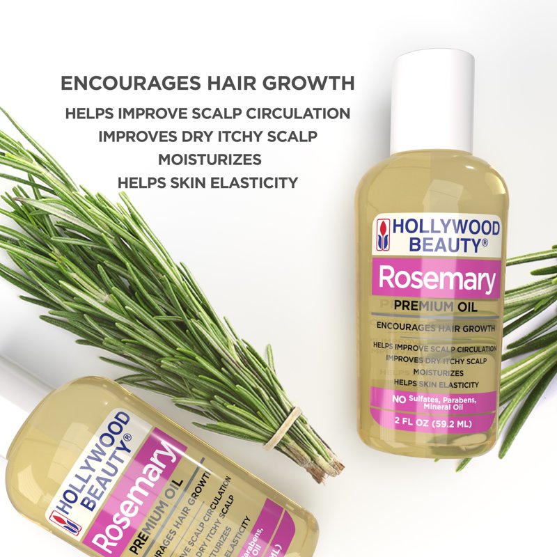 Rosemary Premium Oil for Hair, Scalp, Skin, and Nails - 2 fl oz