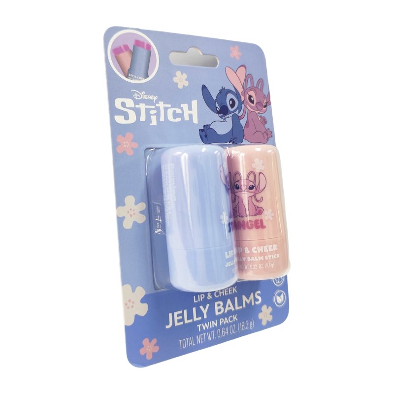 2-in-1 Jelly Cheek and Lip Balm Set - Moisturizing Glossy Tint
