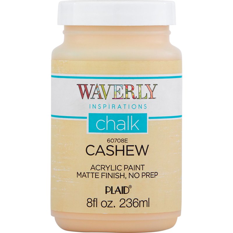 Waverly Inspirations Chalk Paint - Ultra Matte Finish, Cashew, 2 Pack, 8 Fl oz