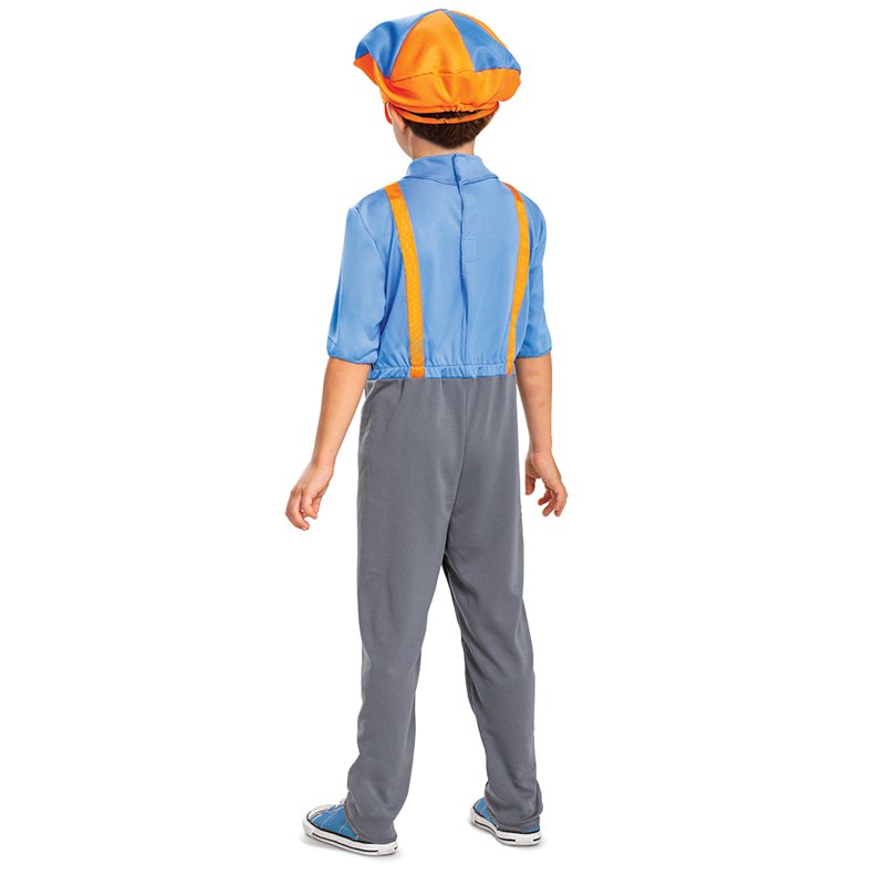 Toddler Blippi Costume for Kids Size 2T - Halloween Dress-Up Outfit