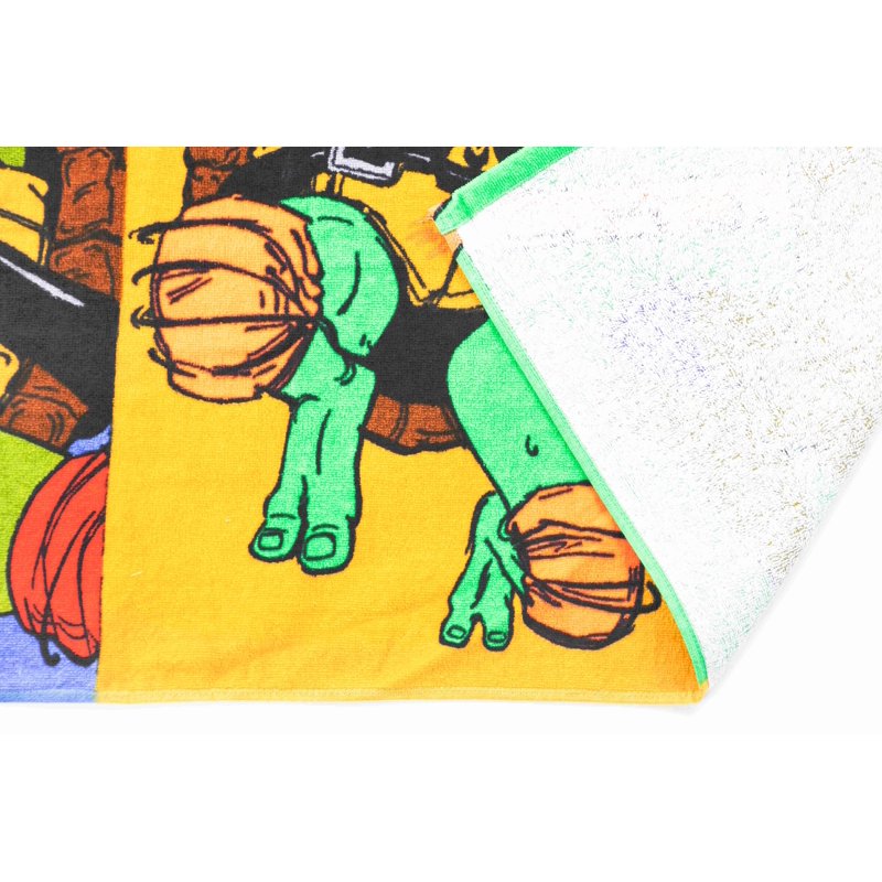 Teenage Mutant Ninja Turtles Kids Bath Towel - 27x54 Inches Cotton, Multicolor - Variation of THIS listing