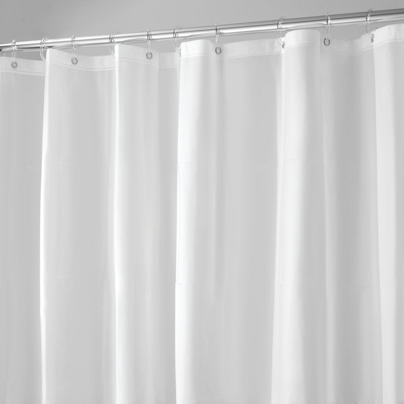 Frost Clear Shower Curtain Liner - 54 x 78 Inches, 5.5 Gauge, Mold Resistant