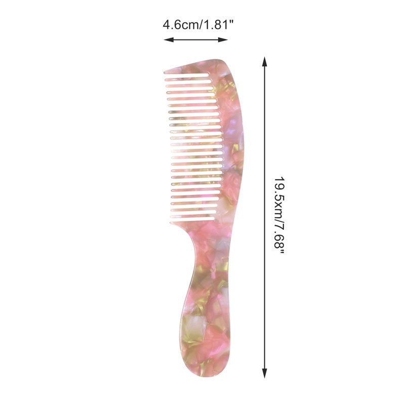 Durable Hair Straightening Comb for Curly Hair - Purple