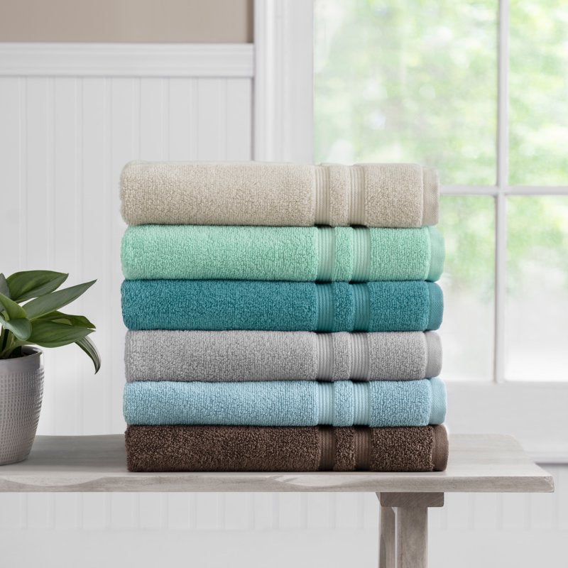 Mainstays Oversized Cotton Bath Sheet Set - Brown Basket, 2-Piece, Quick Dry