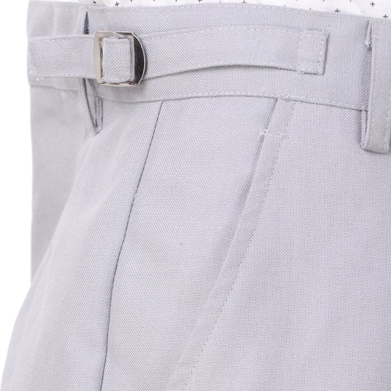 Men's Victorian Steampunk Airship Pants - Silver, M Costume Trousers