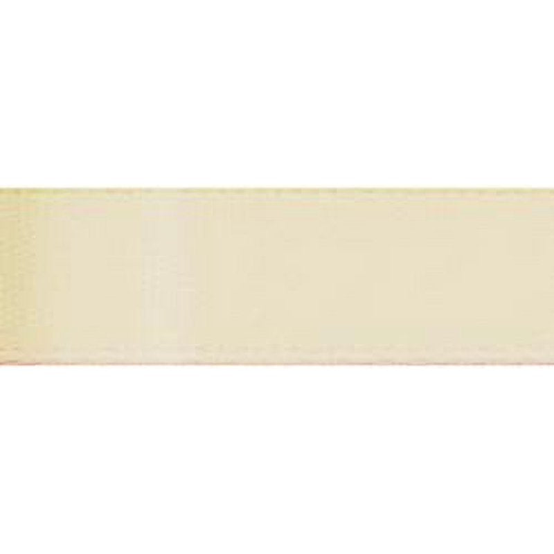 Cream Single Face Satin Ribbon 5/8" x 18' Craft Trim - Offray