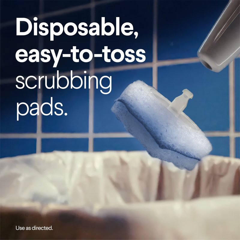 6 Pack ToiletWand Disinfecting Cleaning Refills with Preloaded Clorox Cleaner - Removes Hard Water & Lime Stains