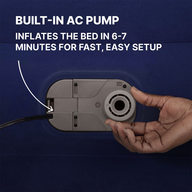 King Size Tritech Air Mattress with Built-In AC Pump - Durable & Comfortable