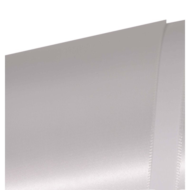 (2 Pack) White Satin Ribbon - 2 1/4 Inch Wide, 9 Feet per Spool, Offray Brand