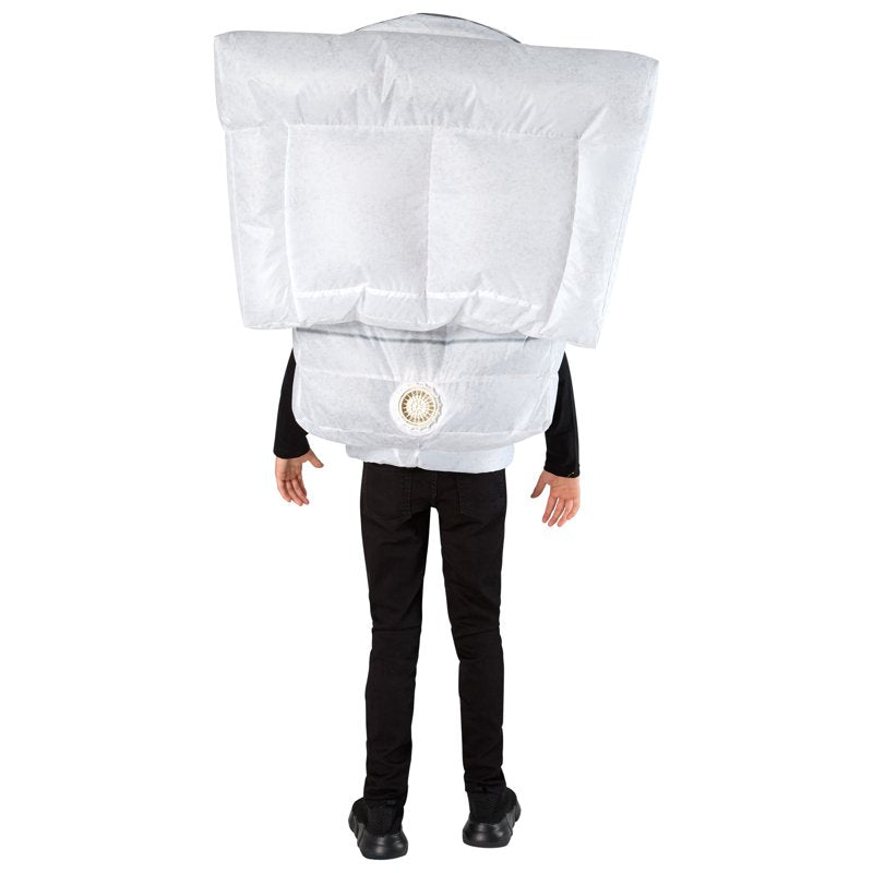 Skibidi Toilet Inflatable Costume for Boys with Hood - Funny Dress Up