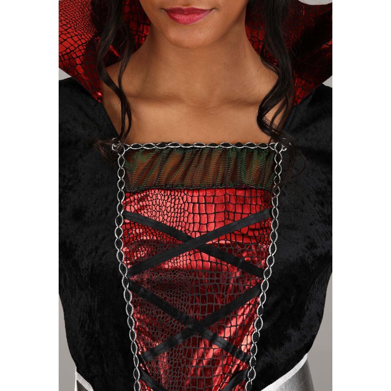 Women's Mystic Sorceress Costume Dress XS - Velour Faux Snakeskin Belt
