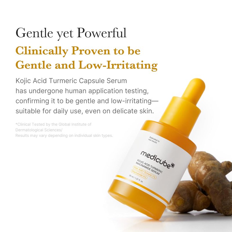 Kojic Acid Turmeric Niacinamide Serum - Brightening Face Serum, 1.01 fl oz