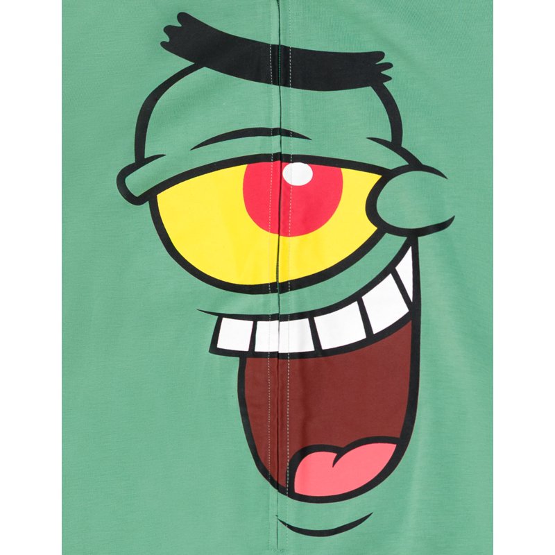 Nickelodeon SpongeBob Plankton Cosplay Costume Coverall - Green, 10-12 Variation