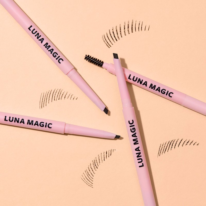 Retractable Eyebrow Pencil with Spoolie Brush - Precision Brow Definer
