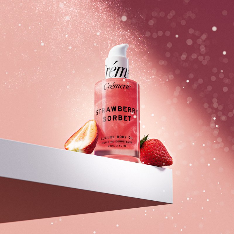 Strawberry Sorbet Hydrating Body Oil - Lightweight Moisturizing Skincare