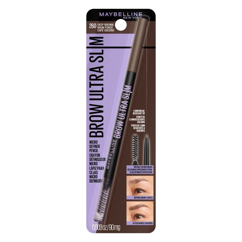 Ultra Slim Eyebrow Pencil - Deep Brown - 6 Pack