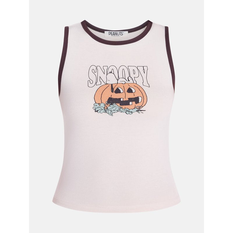 Peanuts Snoopy Ghost Stories Sleep Tank Top for Women - Plus Size 3X Variation