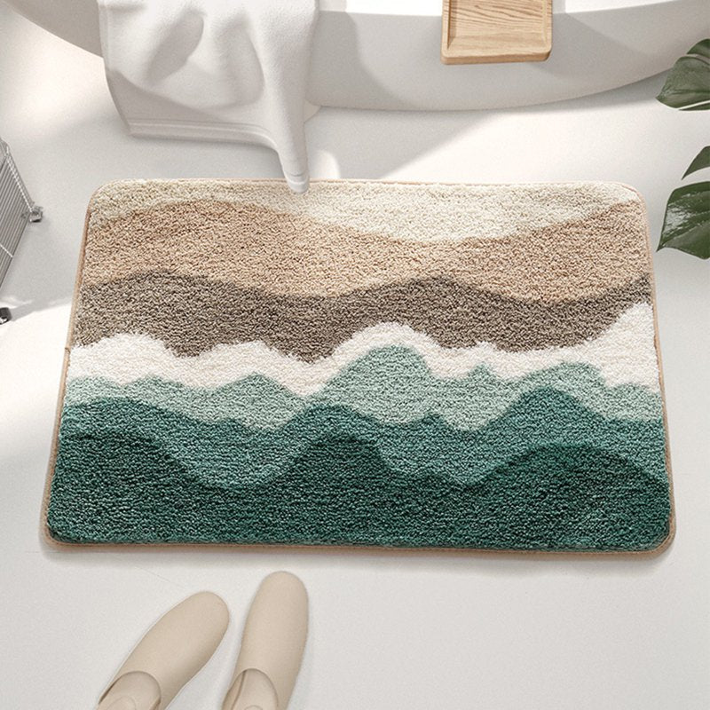YZEGDCH Multicolor Soft Absorbent Quick Dry Bathroom Rug - Variation #14