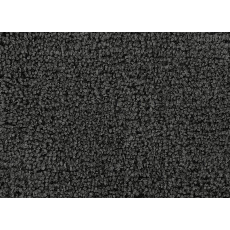 Dark Gray Washable Nylon Bathroom Runner 22x60 Inch - Garland Rugs