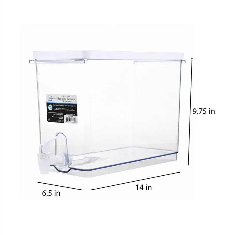 2.5 Gallon Drink Dispenser with Spigot - Perfect for Parties