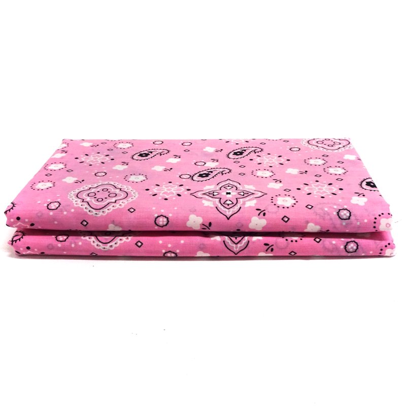 Pink Cotton Polyester Blend Fabric 44 Inch x 3 Yards for Craft & Sewing