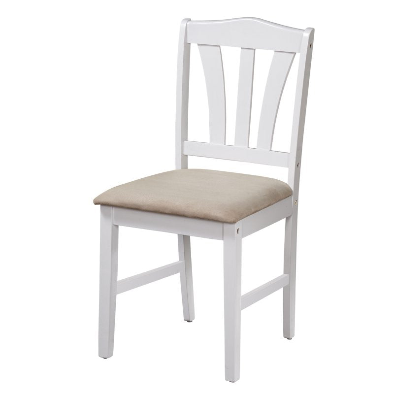 Metropolitan 5-Piece Wood Farmhouse Dining Set - White