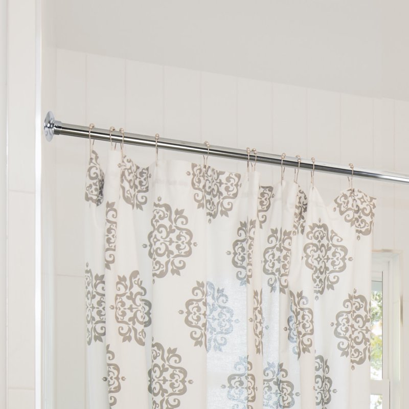 72-Inch Stainless Steel Shower Rod 5-Pack - Polished Chrome - Design House