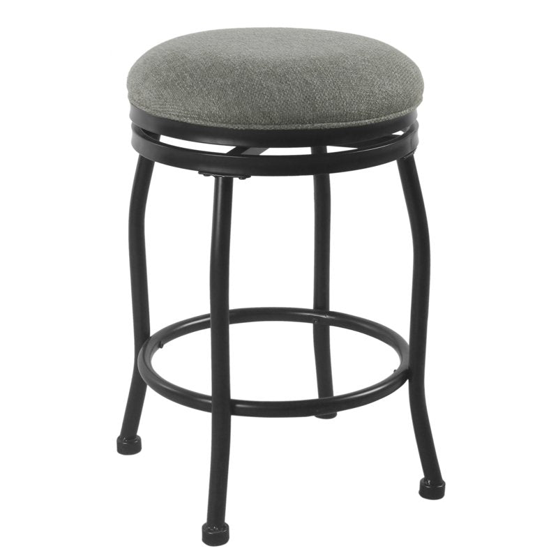 Swivel Counter Stool - 25.5" Height, Metal Base, Multiple Colors
