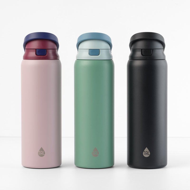 32oz Stainless Steel 2-in-1 Water Bottle with Straw & Chug Lid - Mauve