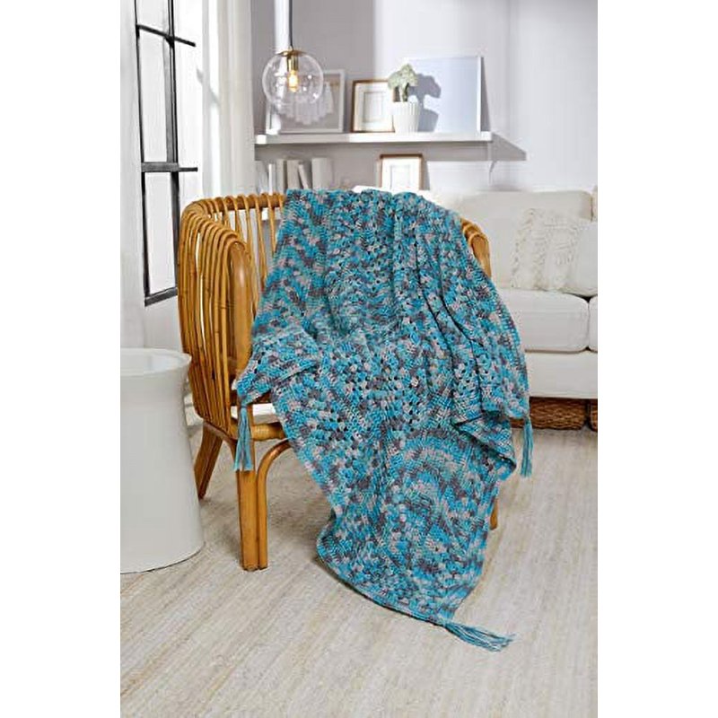 Multicolor Ombre Yarn 2 Pack - Blue-Tiful Gradient Acrylic Wool