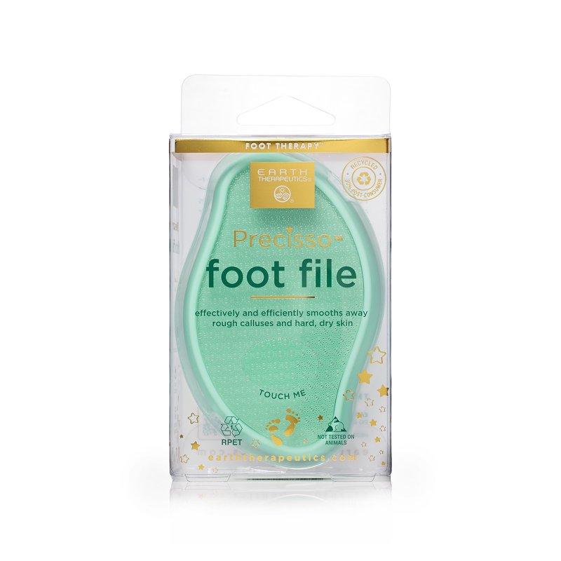 Salon-Grade Glass Foot File - Finely Abrasive Callus Remover for Wet & Dry Use