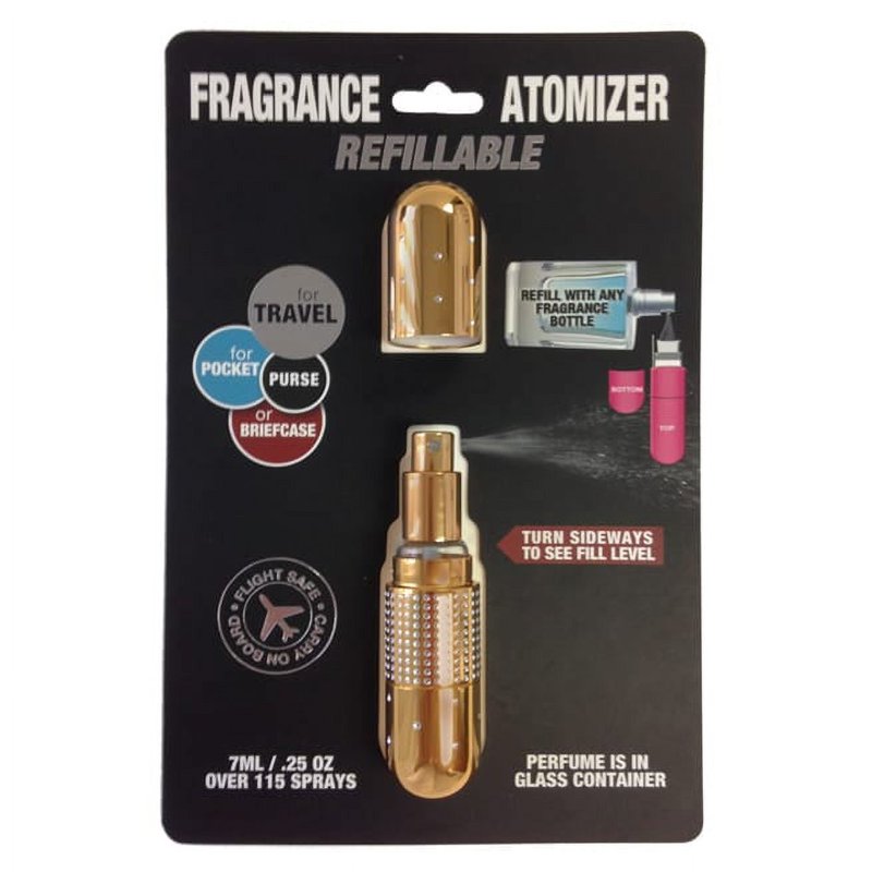 Portable Refillable Perfume Atomizer - 7ml Travel Fragrance Spray Bottle
