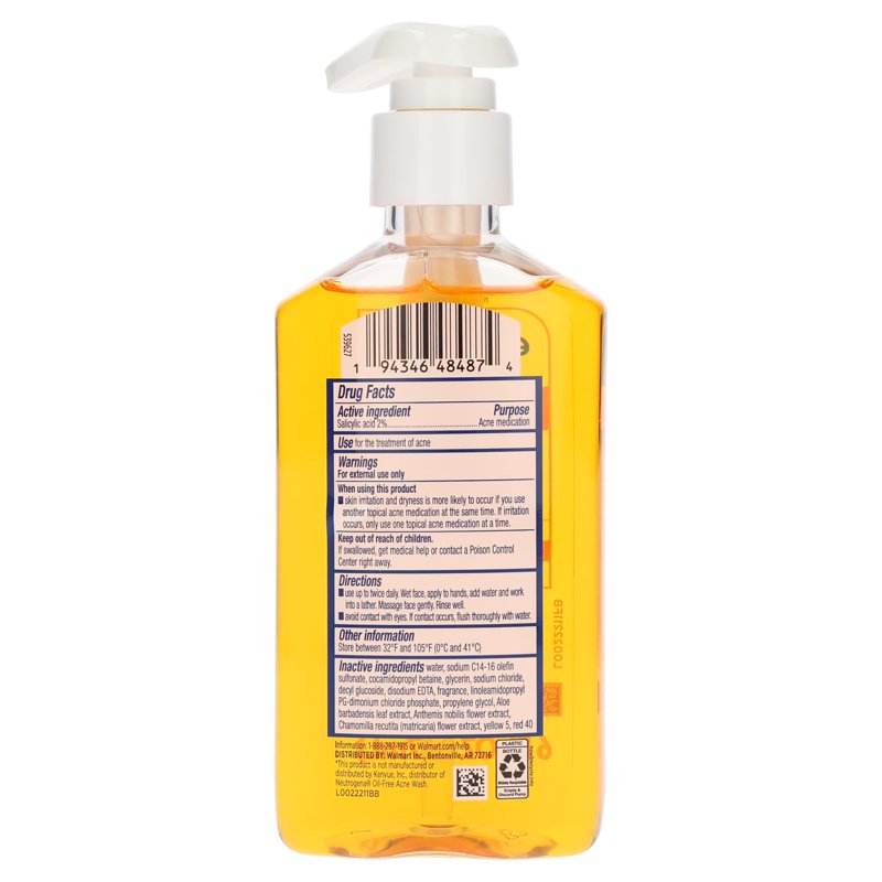 Salicylic Acid Acne Face Wash, 2% Treatment for Clear Skin - 6 fl oz