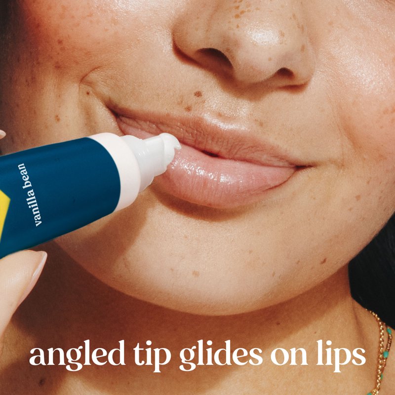 Vanilla Bean Hydrating Lip Balm - 100% Natural Beeswax Formula, 0.35 oz