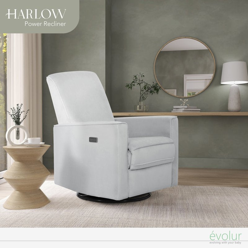 Deluxe Upholstered Glider Recliner with USB Port - Multiple Colors