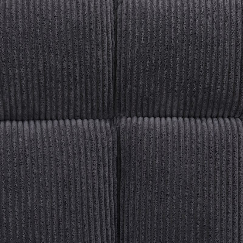 Corduroy Recliner Chair with Adjustable Backrest for Living Room