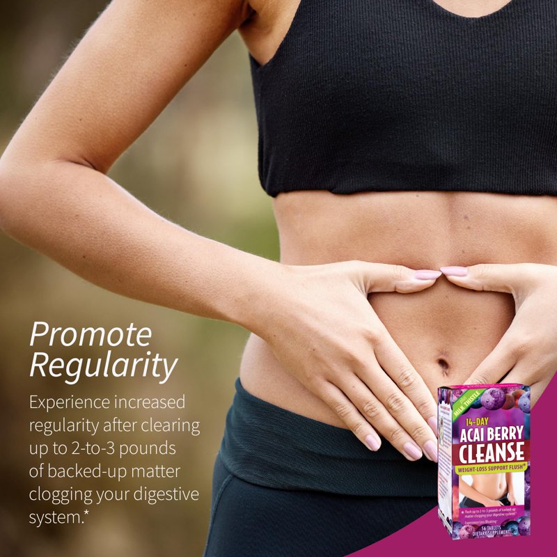 14-Day Acai Berry Cleanse Tablets - 56 Count