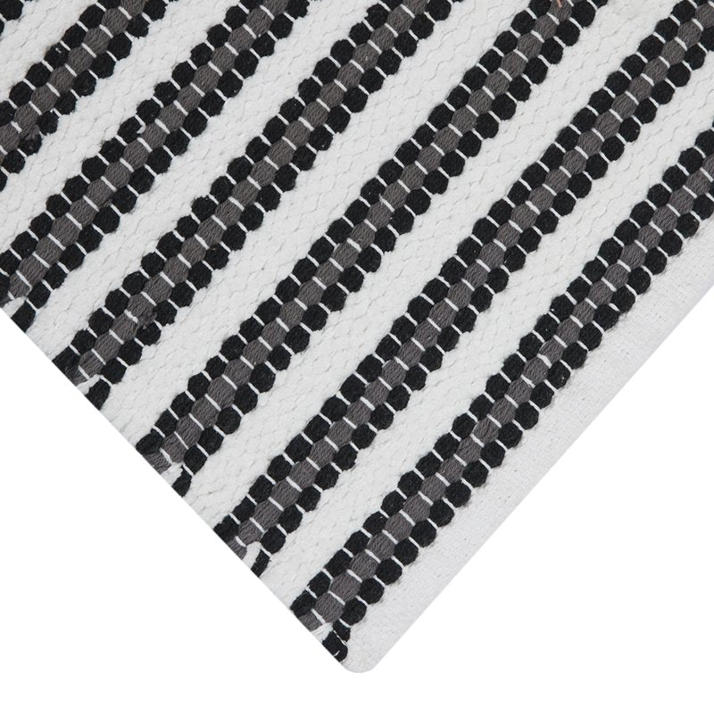 Mainstays Performance Handwoven Cotton Bath Rug - Soothing Gray, 17x24 Inches