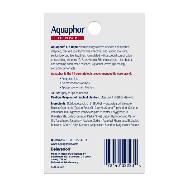 Lip Repair Ointment for Dry Chapped Lips - Moisturizing Shea Butter Balm