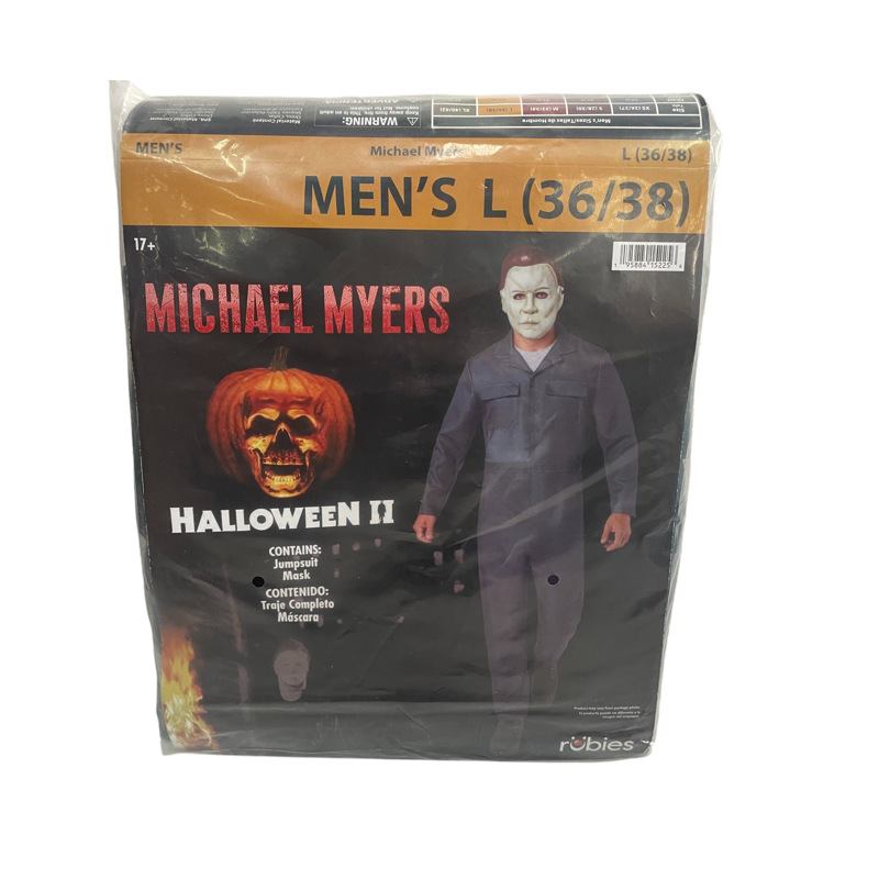 Michael Myers Halloween Costume for Adults - 2-Piece Set, Size M (32/34) - Horror Movie Inspired, Rubies
