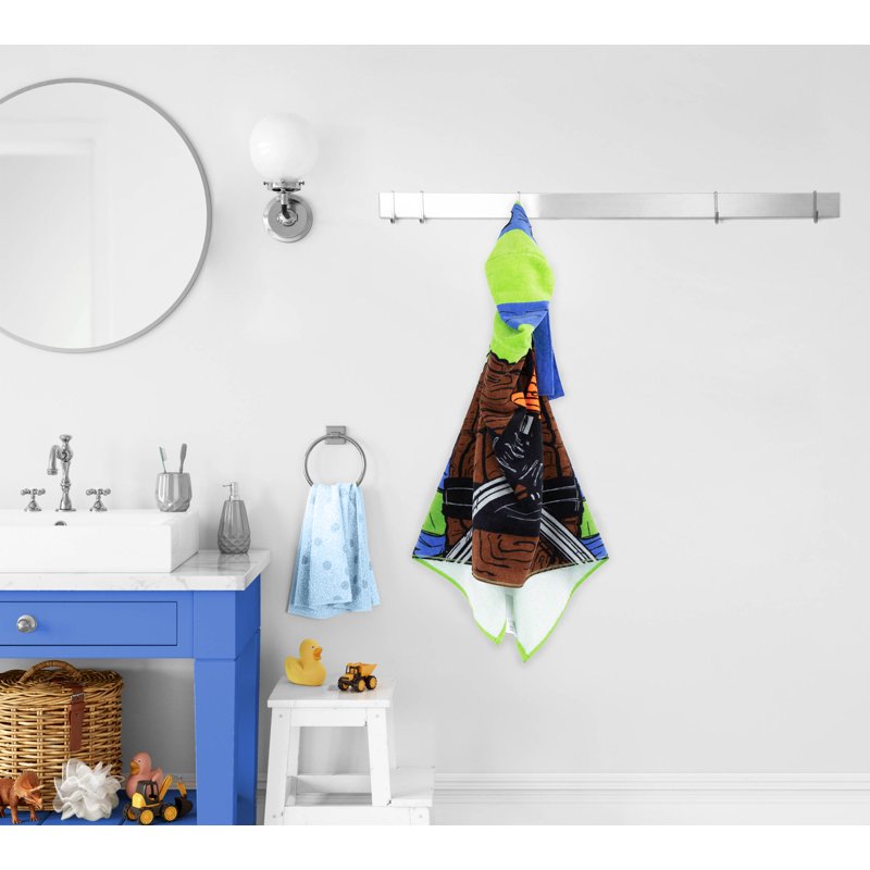 Teenage Mutant Ninja Turtles Kids Hooded Cotton Towel Wrap - Bath & Beach Use