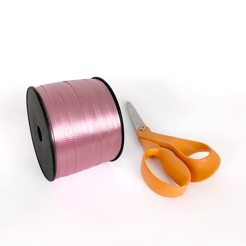 Light Pink Curling Ribbon - 350 Yards, Crimped, Gift Wrap & Decor, Variation: Light Pink Single