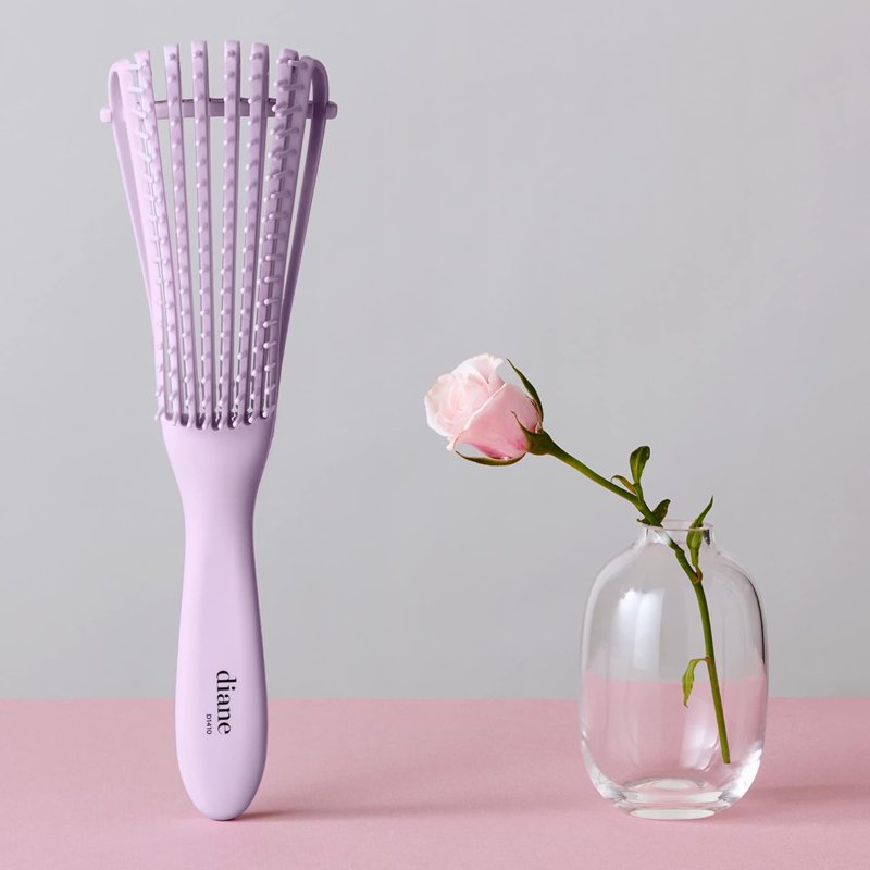 Flex Detangler Hairbrush for Curly & Textured Hair - Light Purple