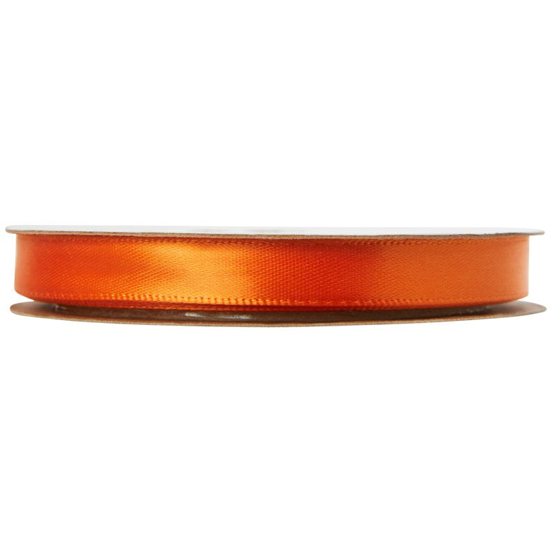 (3 Pack) Offray Satin Ribbon - Torrid Orange 3/8" x 18' - Craft Trim Set