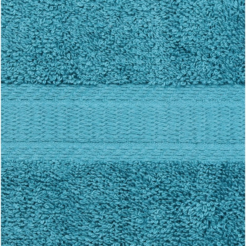 Mainstays Solid Turquoise 18-Piece Bath Towel Set - Cotton, Soft & Absorbent