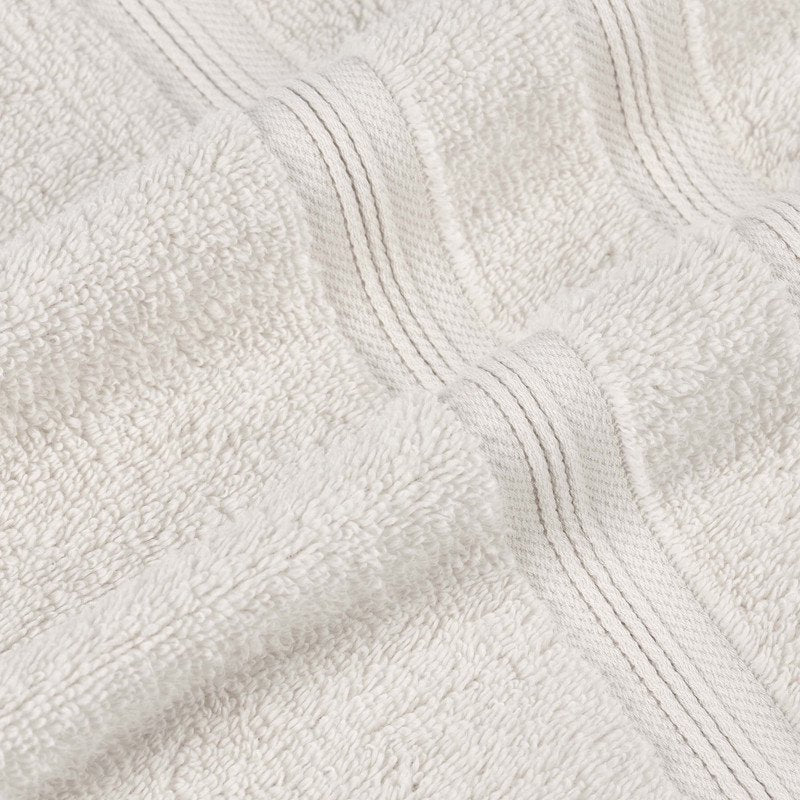 Ivory 9-Piece Cotton Towel Set - Quick Dry, Zero Twist, Plush & Absorbent