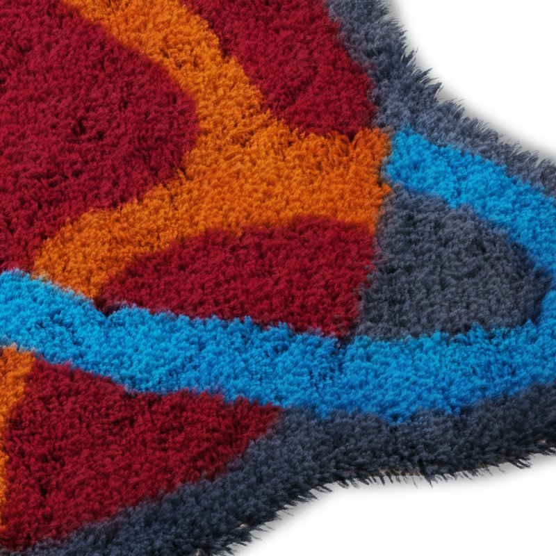 Kids Planet Bath Rug - Playful Blue Cotton Bath Mat with Non-Slip Backing, 30x21.5 Inches - Mainstays Kids