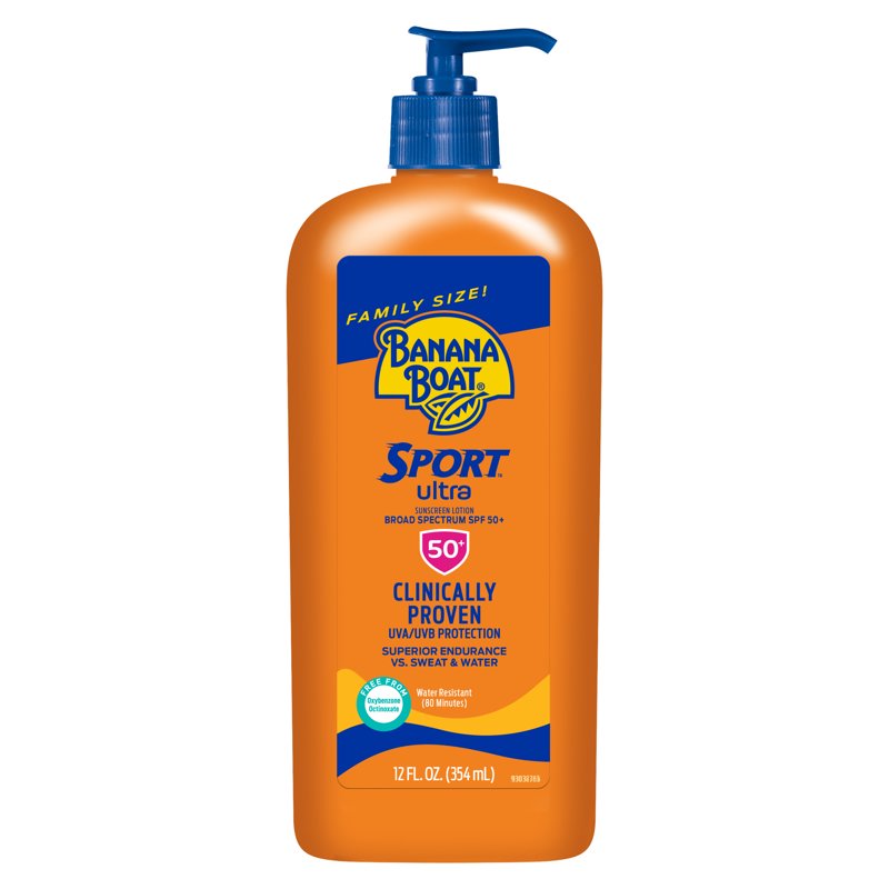 SPF 50 Sport Sunscreen Lotion - Water & Sweat Resistant, 12 fl oz