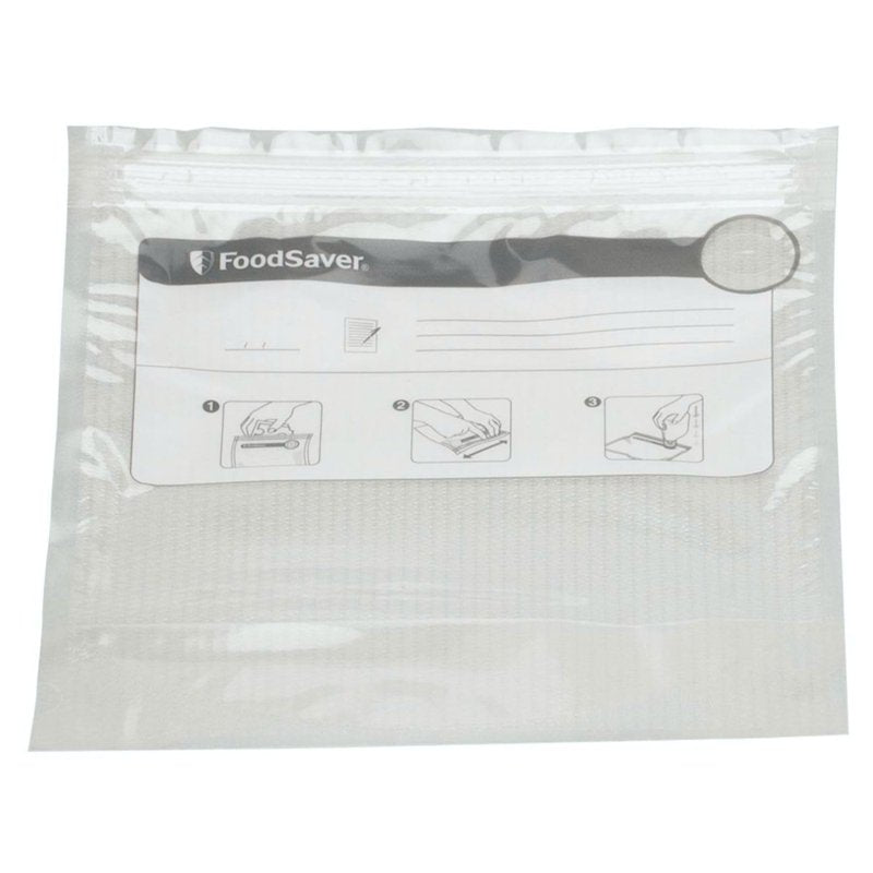 1 Gallon Zipper Bags - 24 Pack, Reusable Food Storage Bags